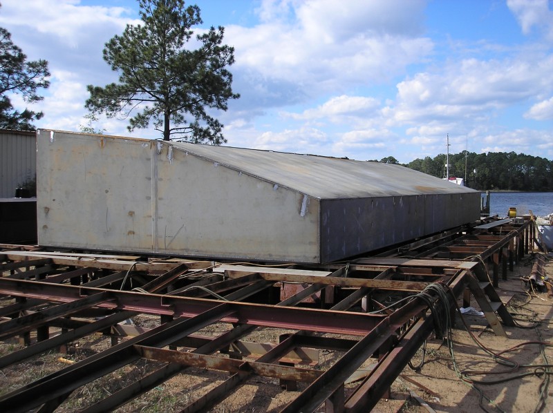 Kearns Construction Co, Barge Rake Project - marineinland.com